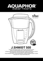 AQUAPHOR tritan J. SHMIDT 500 Manual De Instrucciones