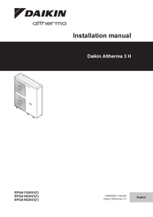 Daikin altherma EPGA11DAV7 Manual De Instalación