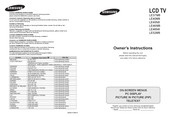 Samsung LE46M8 Instrucciones Del Propietario