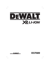 DeWalt DCF889 Traducido De Las Instrucciones Originales