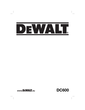 DeWalt DC600 Traducido De Las Instrucciones Originales