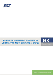 ACT AC7045 MST Guia Del Usuario