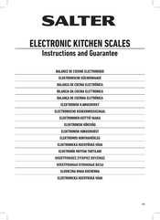 Salter 1260 Instrucciones Y Garantía