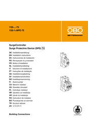 OBO Bettermann V20-2-75 Instrucciones De Instalación