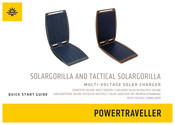 PowerTraveller TACTICAL SOLARGORILLA Guia De Inicio Rapido