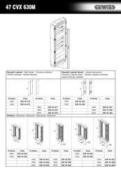 Gewiss 47 CVX Serie Manual De Instrucciones