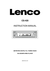 Lenco CS-420 Manual De Instrucciones