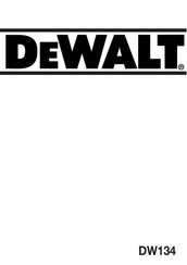 DeWalt DW134 Manual De Instrucciones