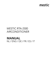 MESTIC RTA-2500 Manual