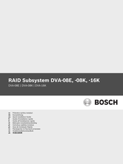 Bosch DVA-08E Guía De Instalación Rápida