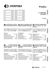 FARFISA INTERCOMS Profilo CD6138PL Manual De Instrucciones