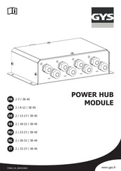 GYS POWER HUB MODULE Manual Del Usuario