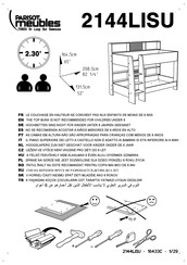 Parisot Meubles 2144LISU Manual De Instrucciones