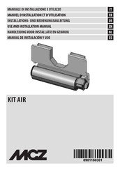 Mcz AIR Manual De Instalacion Y Uso