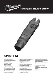 Milwaukee C12 FM Manual Original