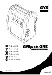 GYS GYSPACK ONE Manual De Instrucciones