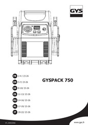 GYS GYSPACK 750 Manual De Instrucciones