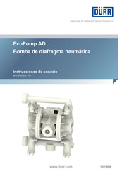 DÜRR EcoPump AD 83 7 ACE 3/8 Instrucciones De Servicio