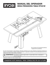 Ryobi RT401W Manual Del Operador