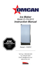 Omcan IC-CN-0012 Manual De Instrucciones