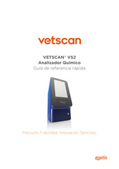 Zoetis VETSCAN VS2 Guía De Referencia Rápida