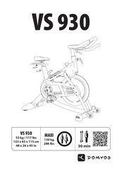 Domyos VS 930 Manual De Instrucciones