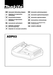 Makita ADP03 Manual De Instrucciones