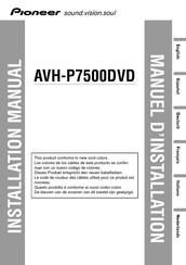 Pioneer AVH-P7500DVD Manual De Instrucciones