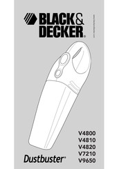 Black and Decker Dustbuster V4810 Manual De Instrucciones