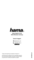 Hama 00176590 Instrucciones De Uso