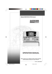 Acson OM-WCCH-0703 Manual De Instrucciones