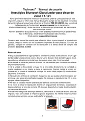 Technaxx TX-101 Manual De Usuario