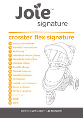 Joie crosster flex signature Manual De Instrucciones