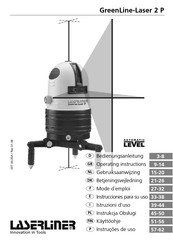 LaserLiner GreenLine-Laser 2 P Manual De Instrucciones