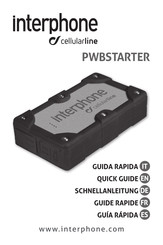 Interphone Cellularline PWB STARTER Guia De Inicio Rapido