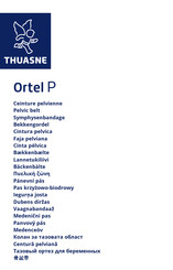 Thuasne Ortel P Manual Del Usuario