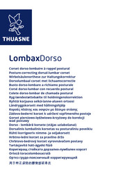 Thuasne LombaxDorso Manual Del Usuario