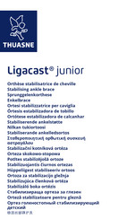 Thuasne Ligacast junior Manual Del Usuario