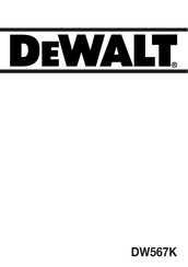 DeWalt DW567K Manual De Instrucciones