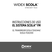 Widex SCOLA Instrucciones De Uso