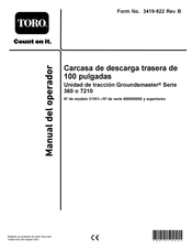 Toro 31101 Manual Del Operador