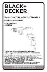 Black and Decker BDEDR3C Manual De Instrucciones