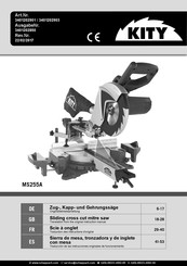 Kity MS255A Traducción De Las Instrucciones Originales De Funcionamiento