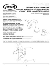 Jacuzzi LYNDSAY FR2B0015CP Manual De Instrucciones