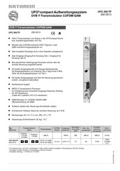 Kathrein UFO 356/TP Manual De Instrucciones