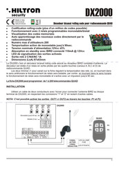 hilton DX2000 Manual De Instrucciones