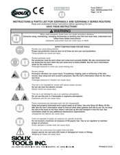 SIOUX SZER4006LV Instrucciones Y Lista De Partes