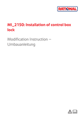 Rational MI 2150 Manual De Instrucciones