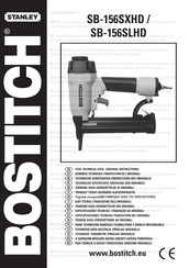 Stanley Bostitch SB-156SLHD Manual De Instrucciones