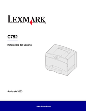 Lexmark C752 Referencia Del Usuario